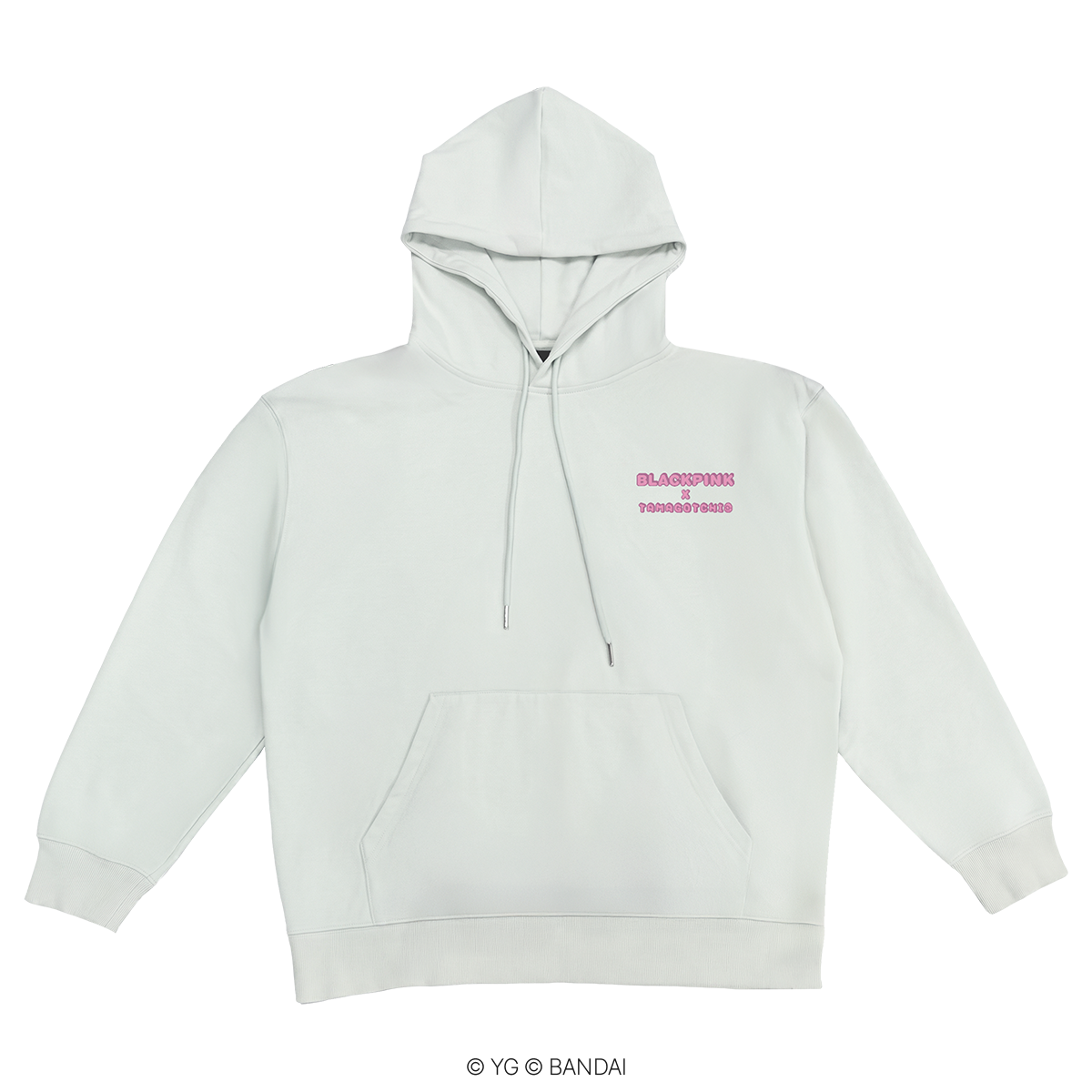 [TAMAGOTCHI] BLACKPINK BASIC HOODIE LIGHT GREY