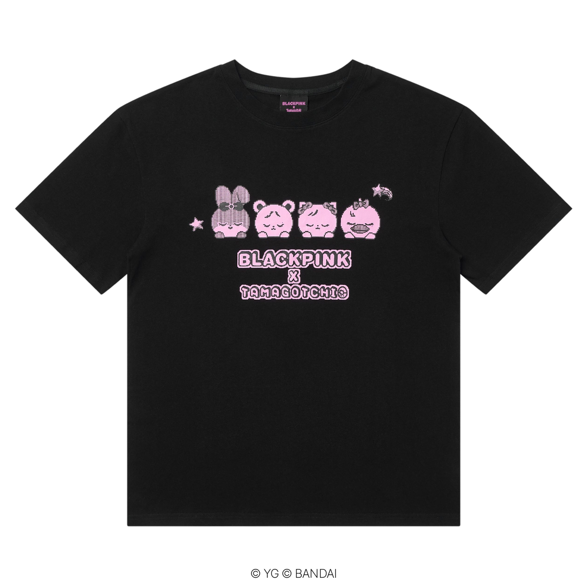 [TAMAGOTCHI] BLACKPINK PINK GALAXY T-SHIRT BLACK